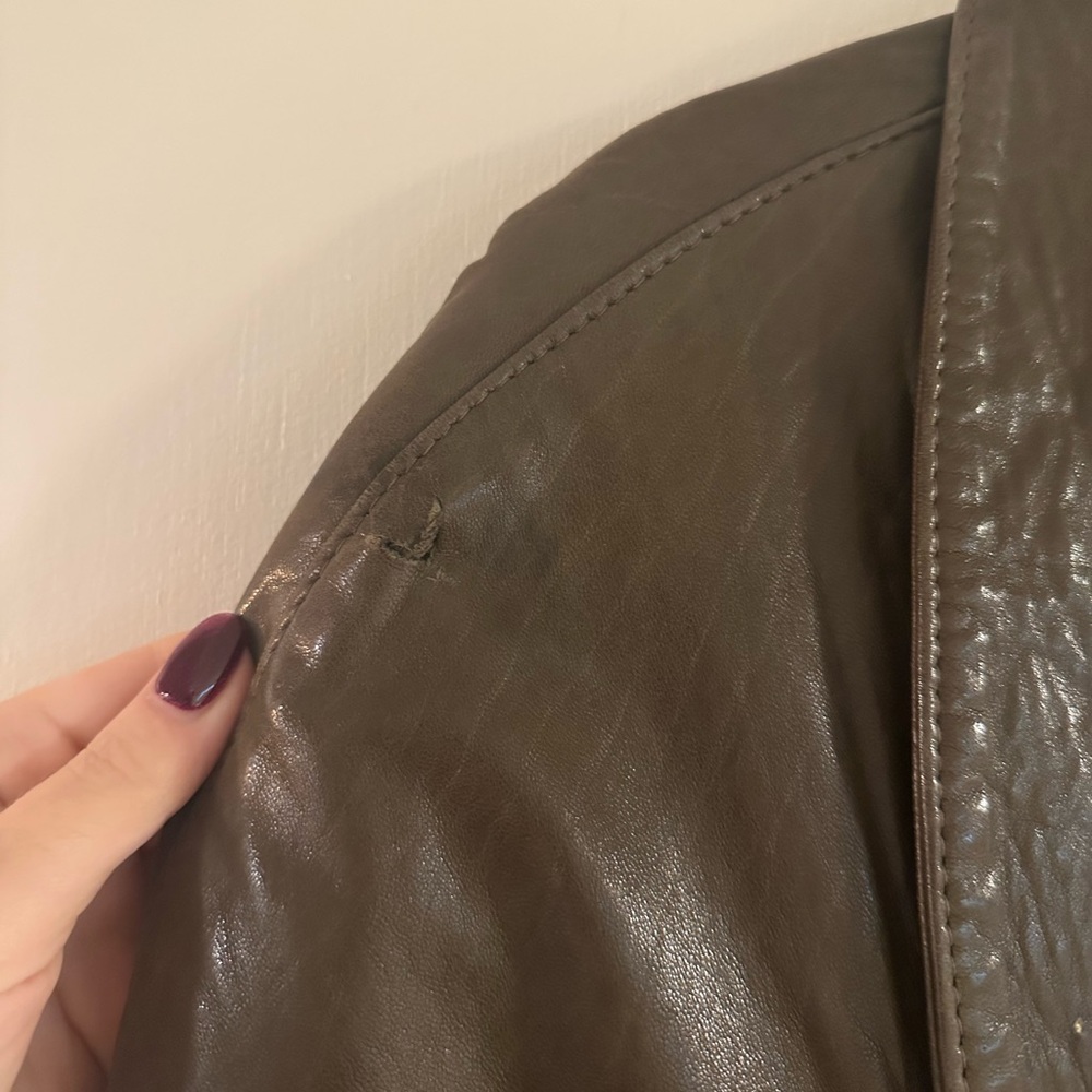 80s leather jacket - Picture 4 of 8